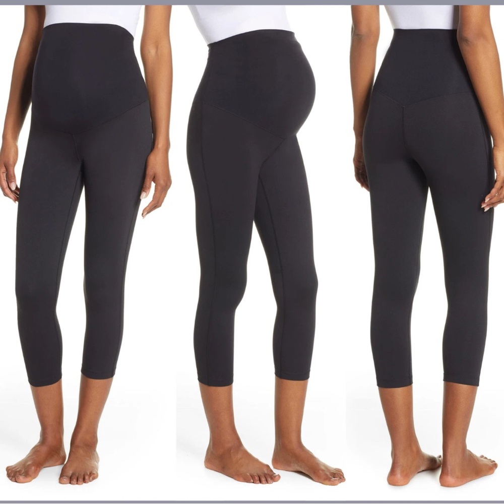 Zella Black High-Waist Maternity Leggings